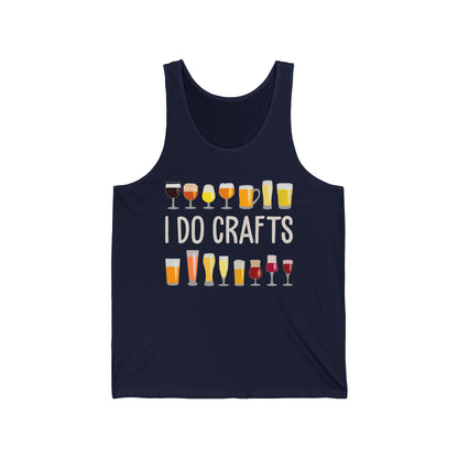 I Do Crafts Beer Vintage Craft Home Brew Art Tank Tops For Men Women