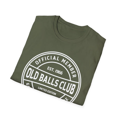 Mens Old Balls Club 60 Years Awesome Sixty 60th Birthday Farthers Day T-Shirt