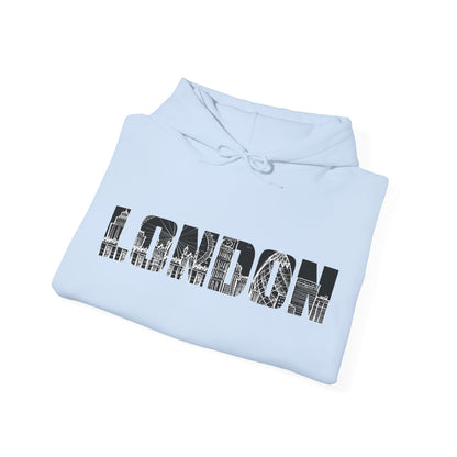 London England Souvenir Flag Phonebooth Double-Decker Bus Hoodie For Men Women Hoodie