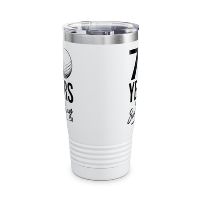 70 Years And Still Swinging 70th Birthday Funny Golf Club Ringneck Tumbler For Men Women Golfer