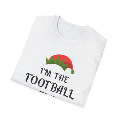 Funny I Am The Football Elf Matching Family Christmas Gift Sport T-Shirt