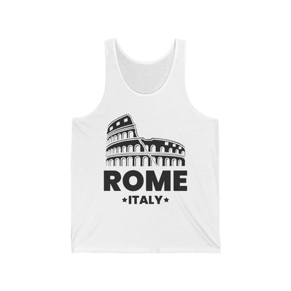 Cool Vintage Roma Italia Colosseum Souvenirs, Rome Italy Tank Top For Men Women Tourist Tank Top