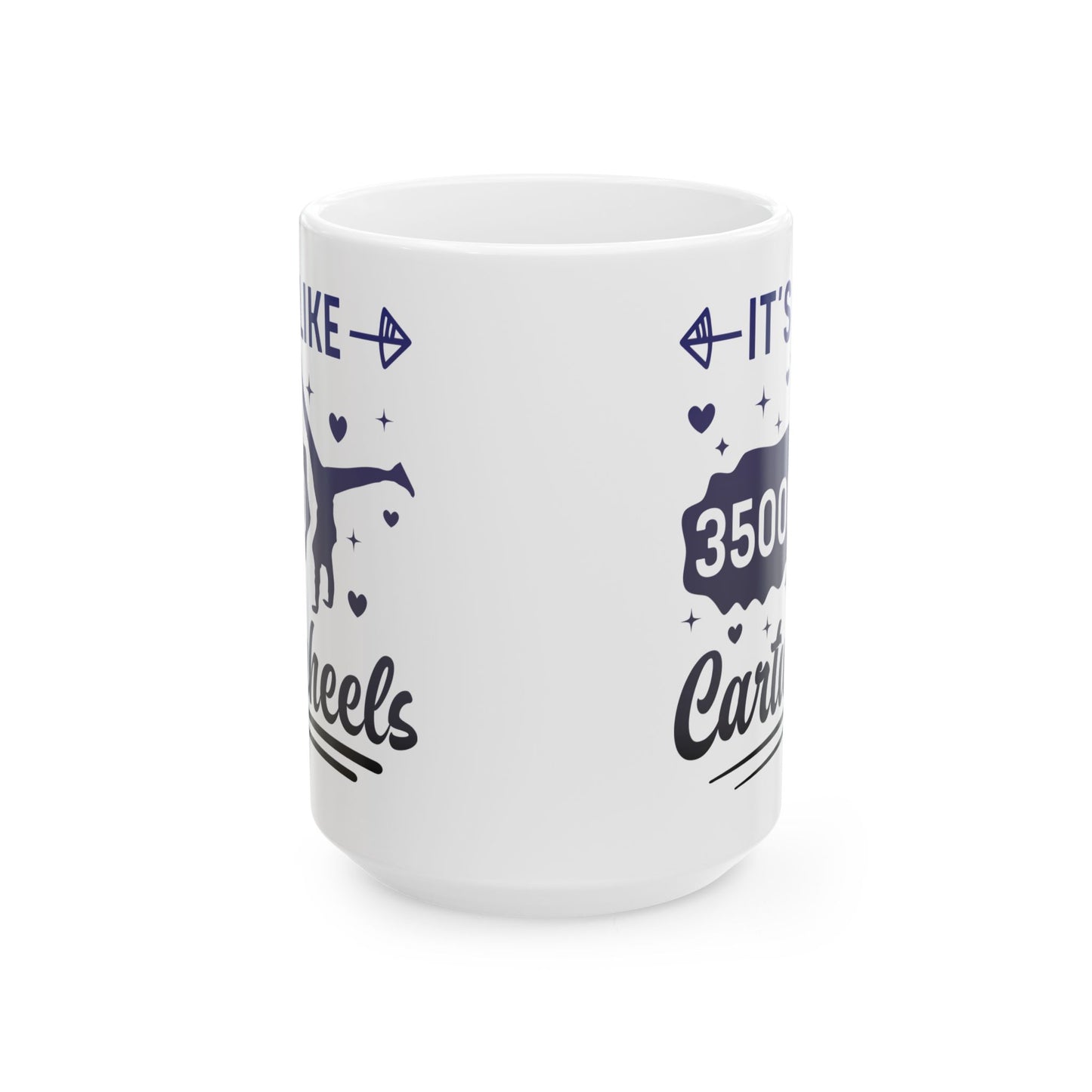 Tie-dye Why Walk When You Cartwheel Quote Gymnastics Cheerleader Gymnast Girl Coffee Mug