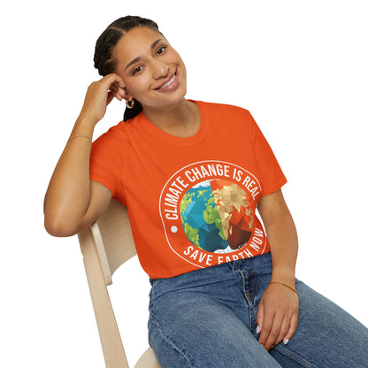 Climate Change Is Real Environmentalist Earth Advocate Save the Earth T-Shirt Men Women