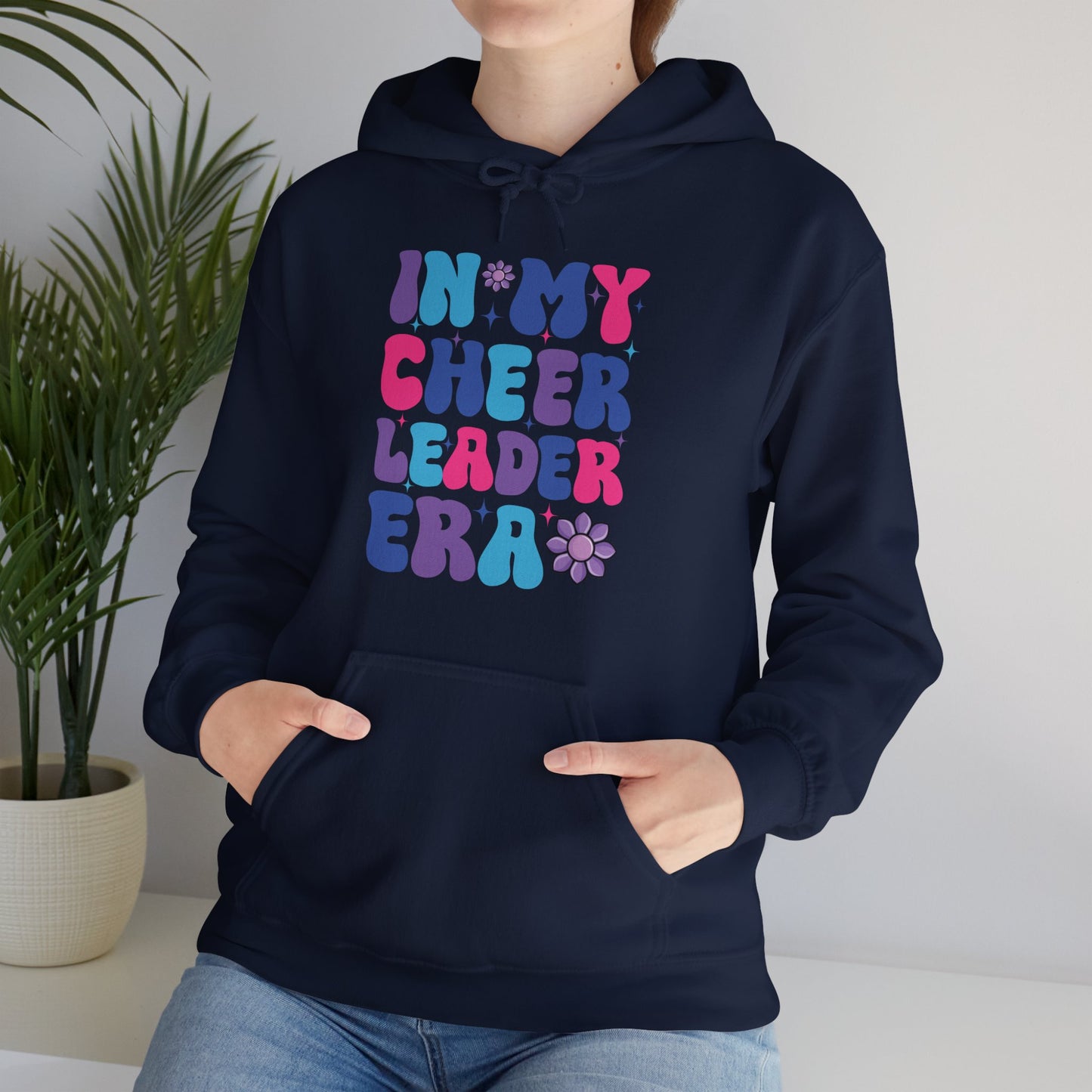 Funny In My Cheerleader Era Cheerleading Girls Teens Women Hoodie