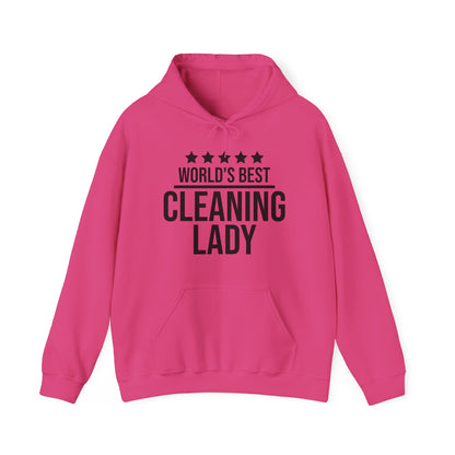 World's Best Cleaning Lady Mothers Day Mom Ladies Hoodie