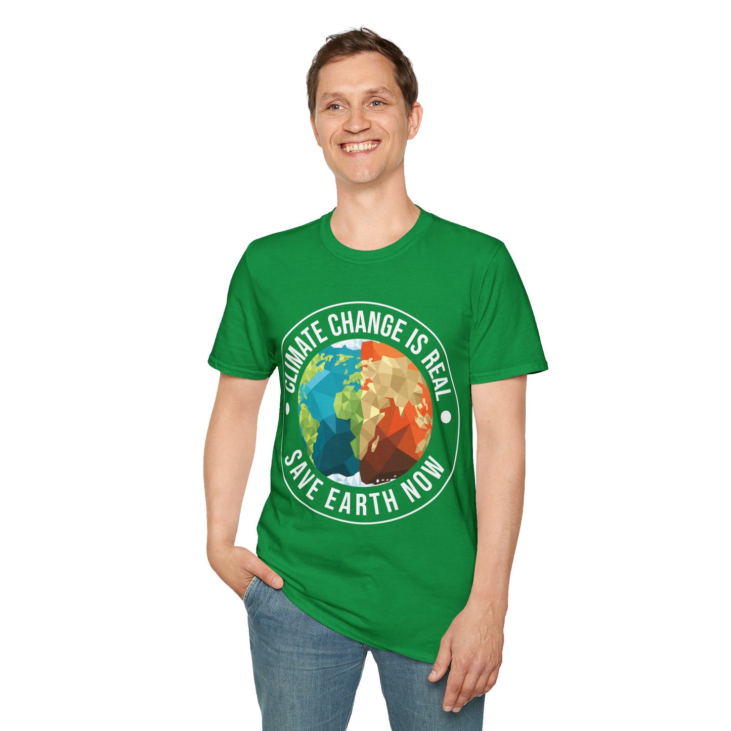 Climate Change Is Real Environmentalist Earth Advocate Save the Earth T-Shirt Men Women