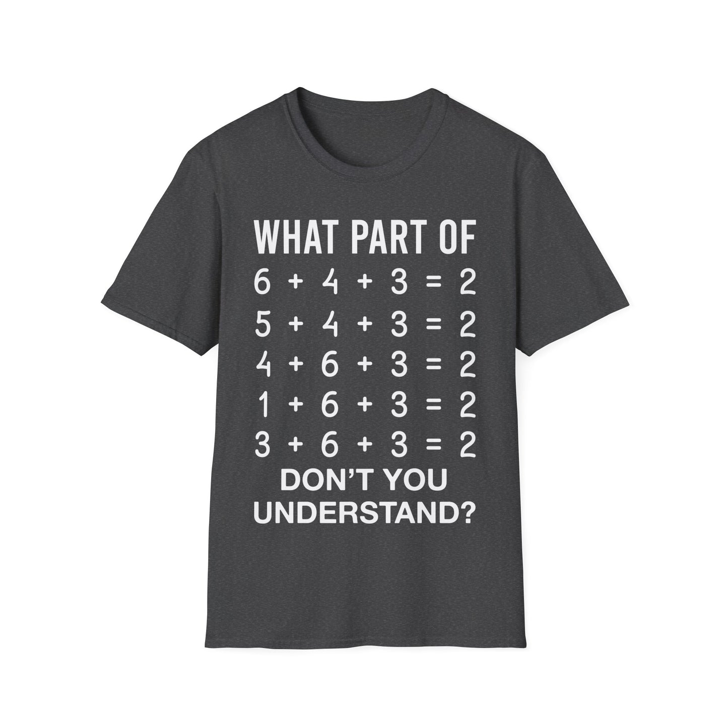 Funny What Part of Baseball Dont You Understand School Team T-Shirt for Men Women