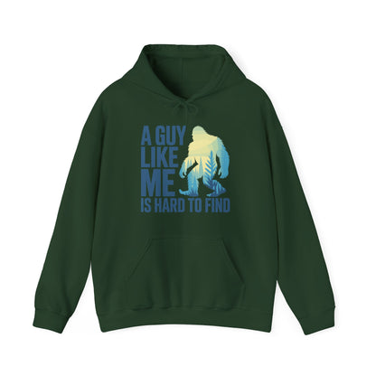 Sasquatch A Guy Like Me Is Hard To Find, Funny Bigfoot Forest Hoodies For Men Women