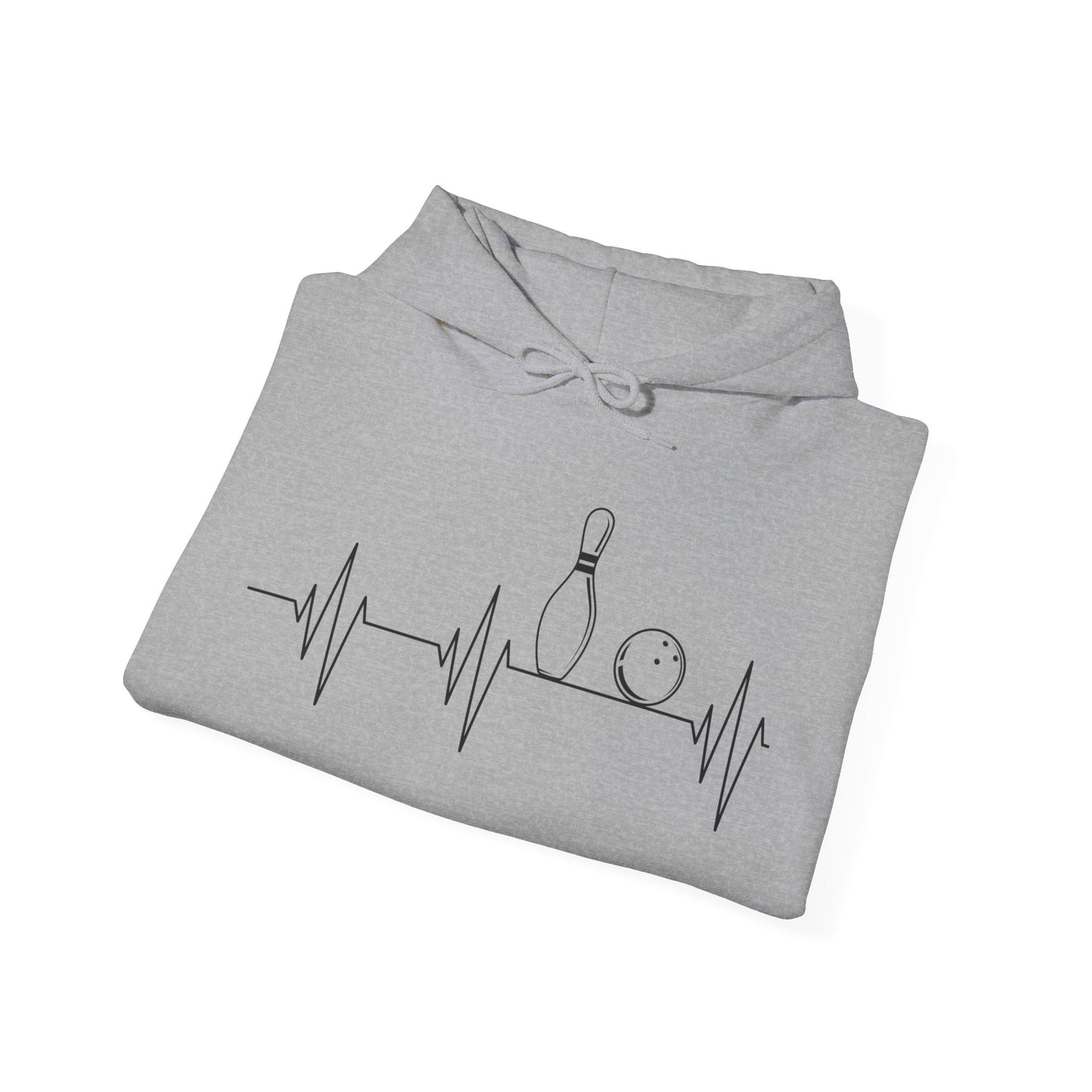 Funny Bowling Gift Cute EKG Bowlers League Hoodie For Men Women Hoodie