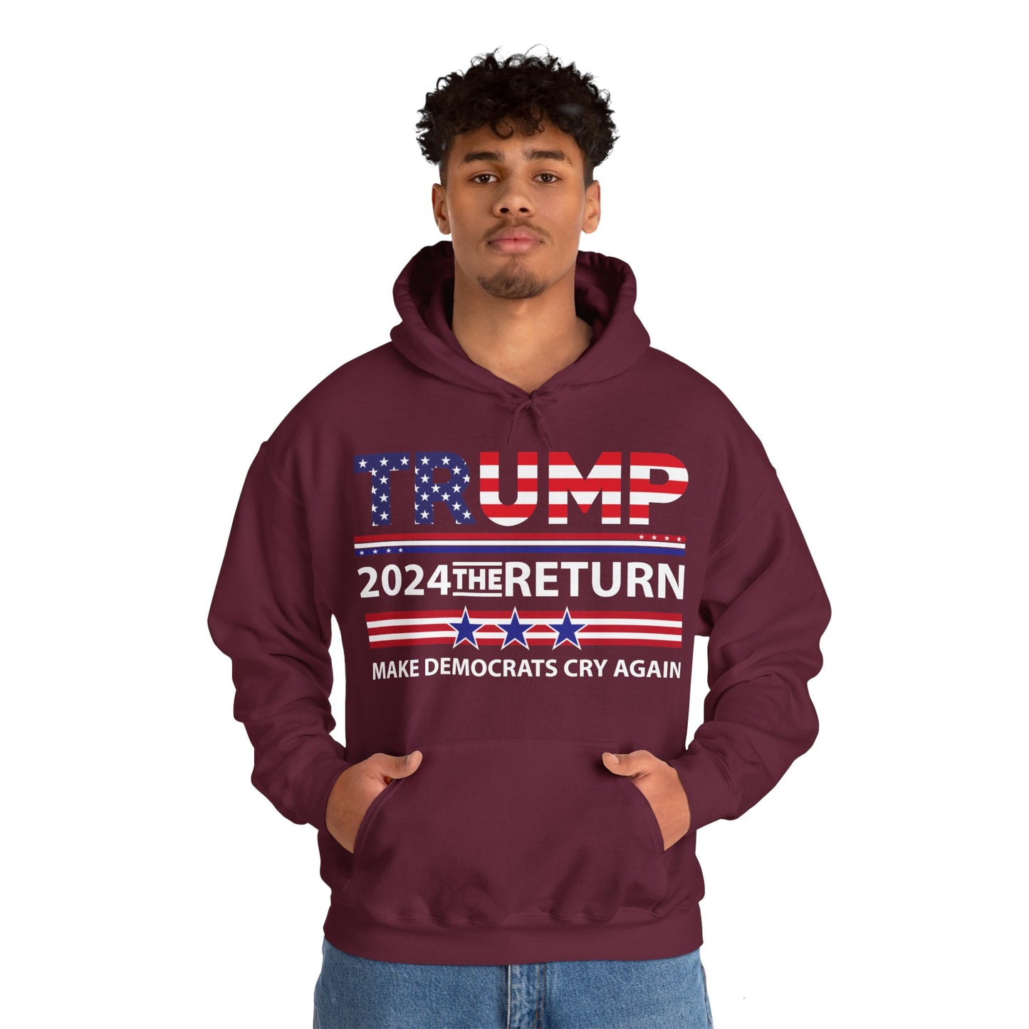 Trump 2024 The Return 45 47 Make Liberals Cry Again Hoodie For Men Women Hoodie