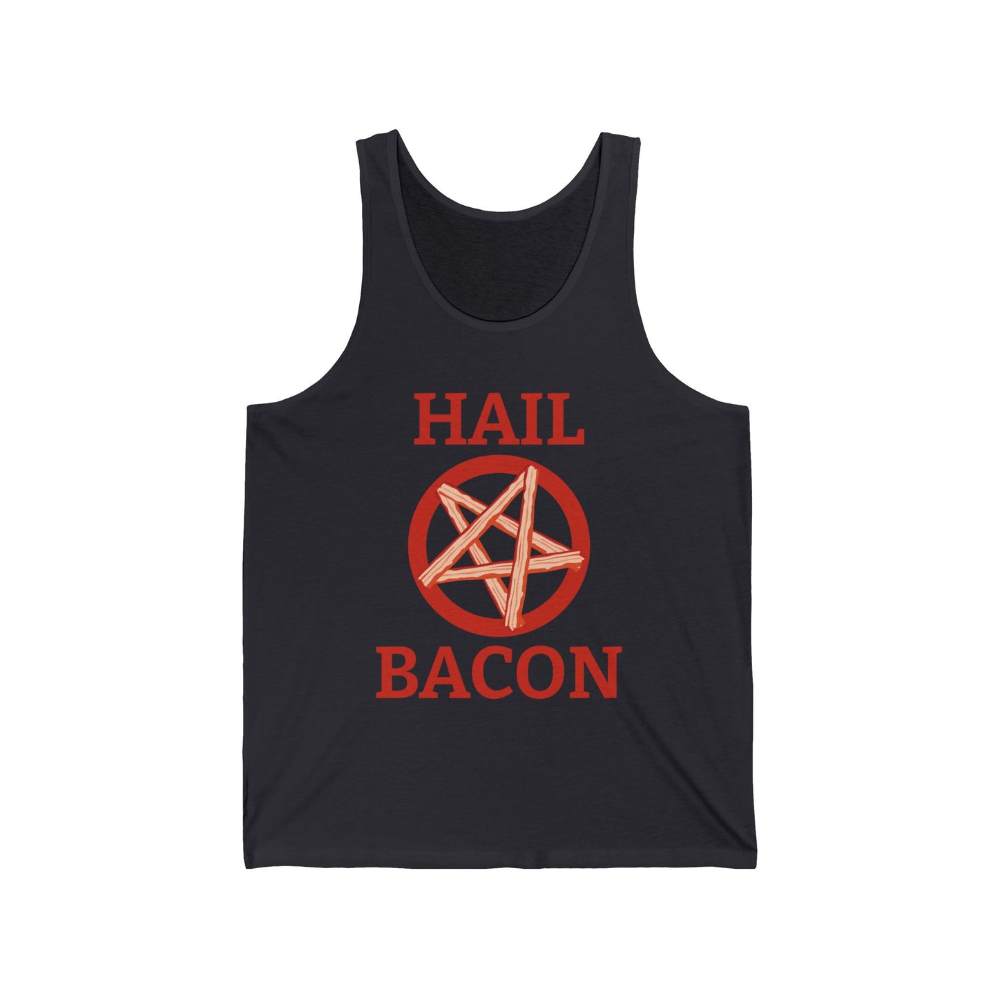 Hail Bacon Funny Bacon Food Lover Foodie Tank Top for Men Hail Bacon Tank Tops