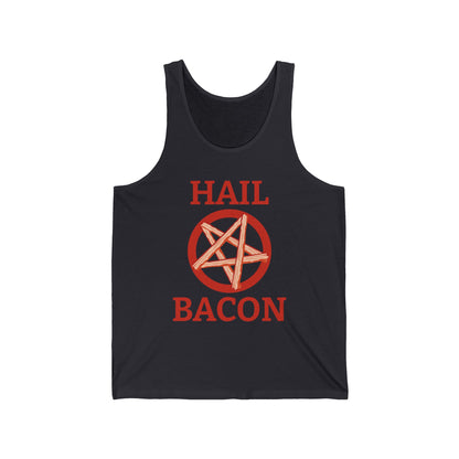 Hail Bacon Funny Bacon Food Lover Foodie Tank Top for Men Hail Bacon Tank Tops