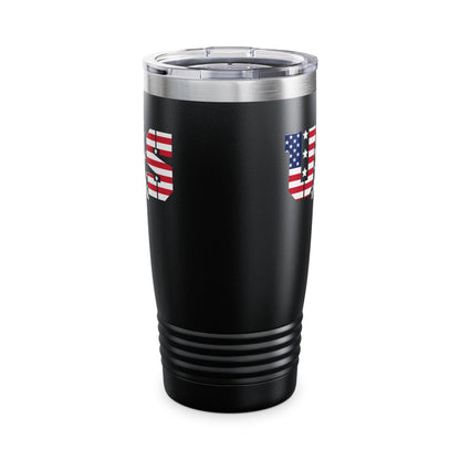 USA Eiffel Tower 2024 Summer Sports Patriotic Supporter Tumbler For Men Women Tumbler