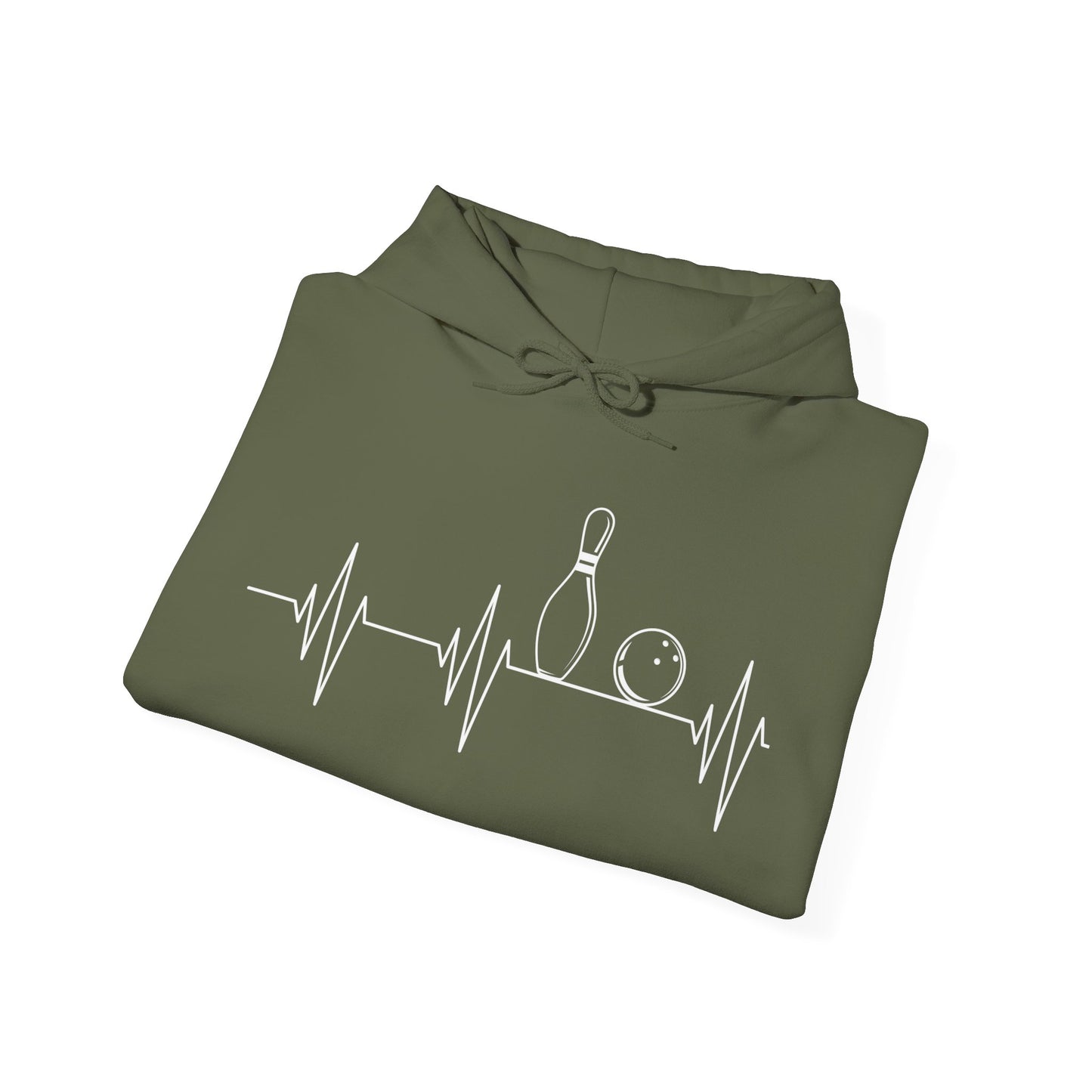 Funny Bowling Gift Cute EKG Bowlers League Hoodie For Men Women Hoodie