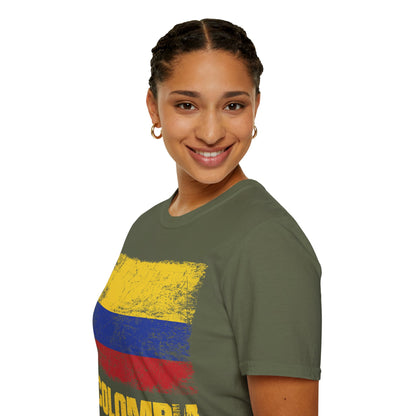 Colombia Columbian Flag Outfit T-Shirt For Men Women T-Shirt