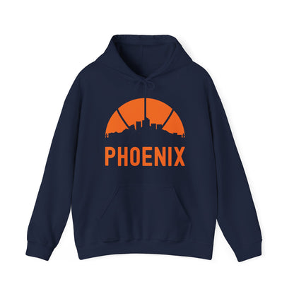 Phoenix Skyline Basketball B-Ball Arizona City Retro Hoodie For Men Women