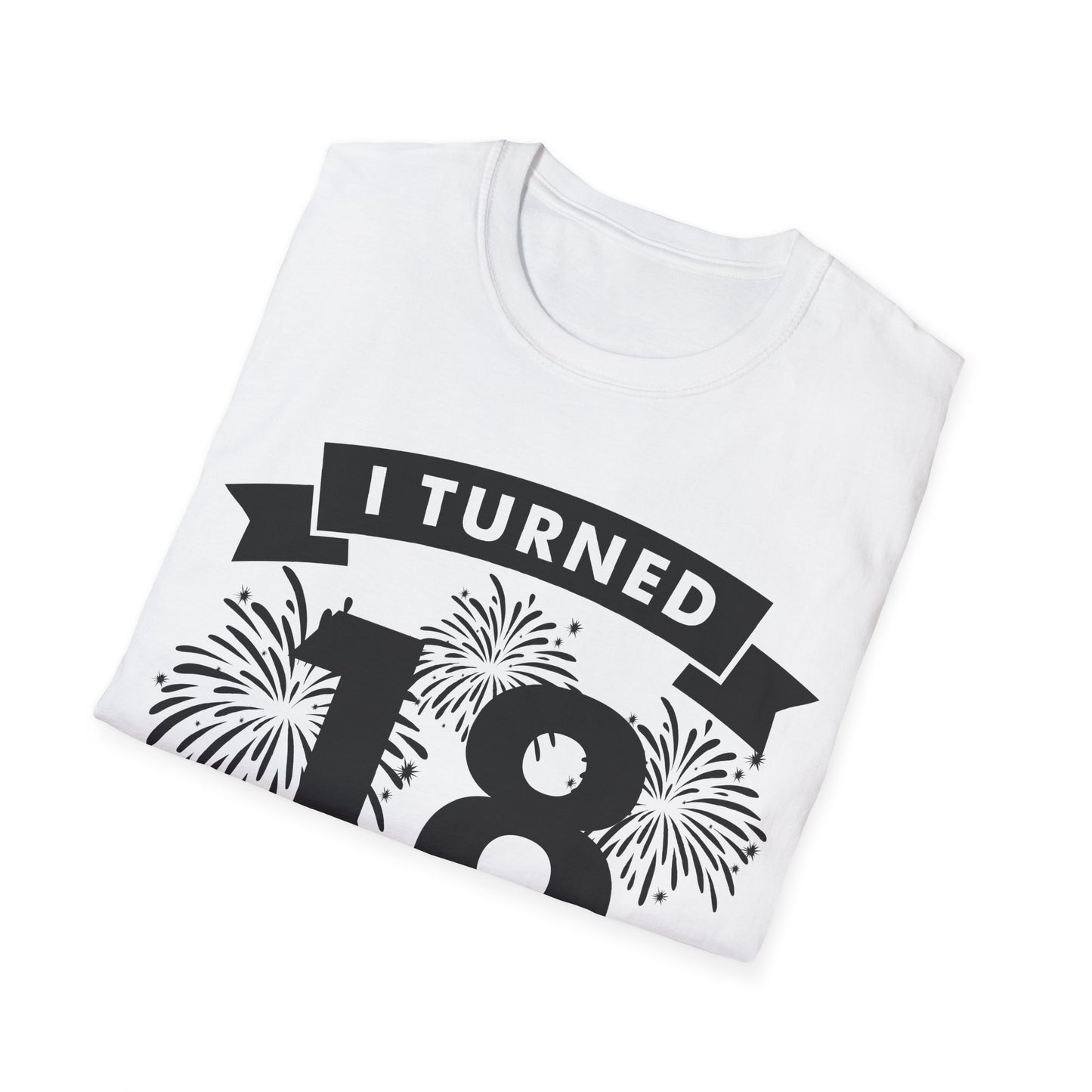 Funny I Turned 18 In 2026 18th Birthday Party Gift T-Shirt For Men Women