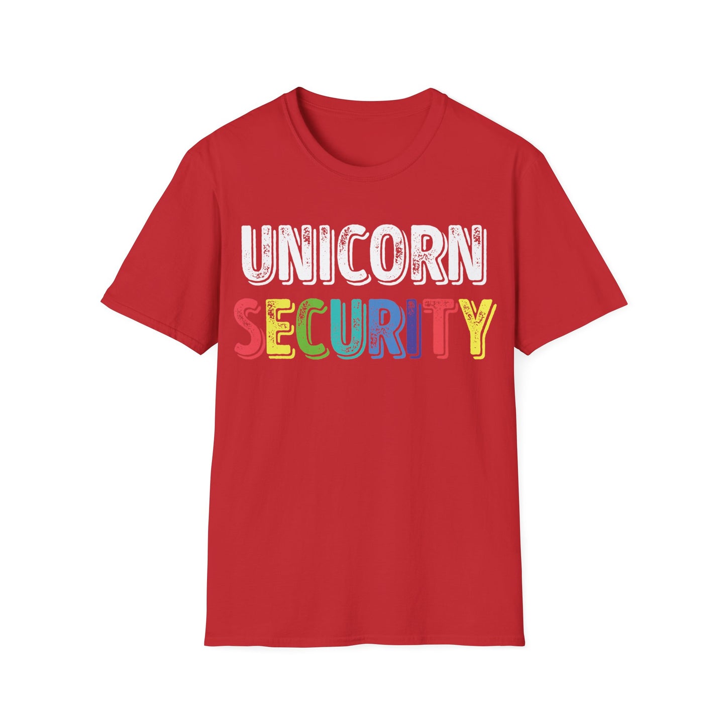 Funny Unicorn Security Costume Police T-Shirt Men Women Kids
