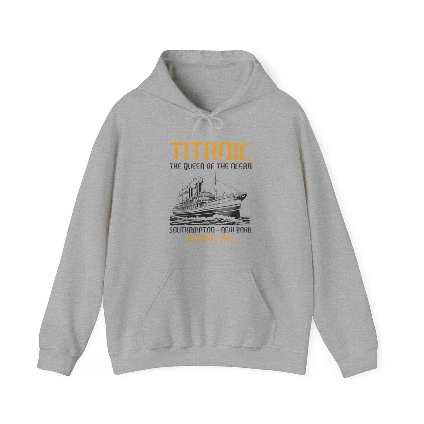 Vintage RMS Titanic 1912 Distressed Sea Sailing Ship Ocean Hoodie For Men Women Hoodie