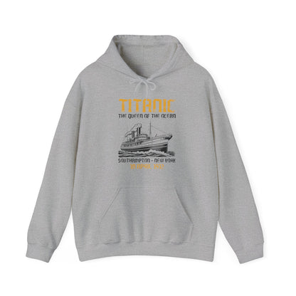 Vintage RMS Titanic 1912 Distressed Sea Sailing Ship Ocean Hoodie For Men Women Hoodie