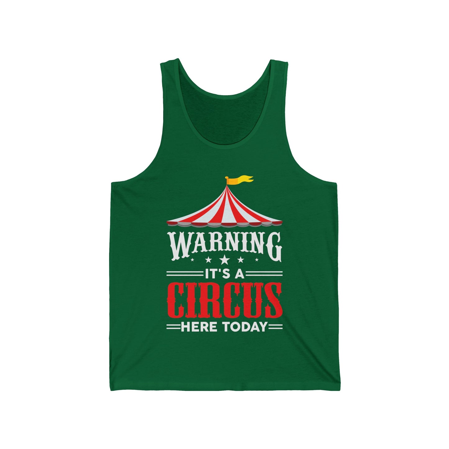 Its A Circus Here Today Circus Birthday Party Gift Costume  Tank top