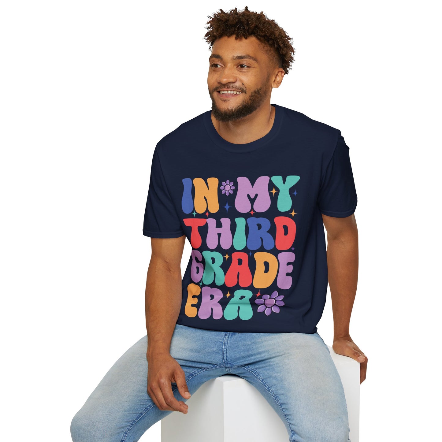 Funny In My 3rd Grade Era Back to School In My Third Grade Era T-Shirt For Men Women T-Shirt