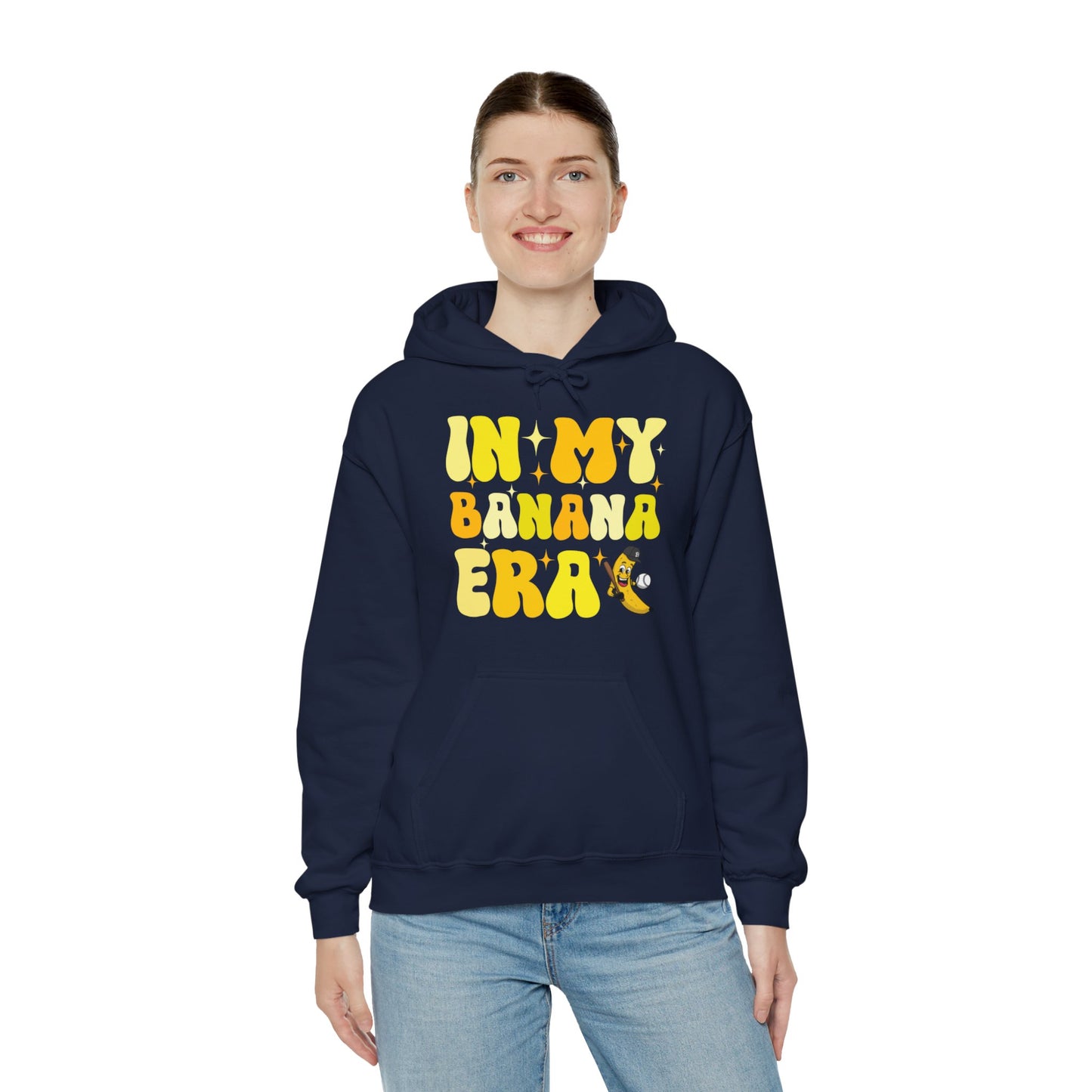 Funny In My Bananas Era Fruit Lover Baseball Player Hoodie For Men Women Hoodie