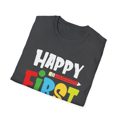 Happy First Day of School Teacher Student Back to School T-Shirt