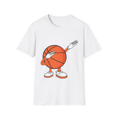 Funny Dabbing Basketball Dancing Ball Game In Shoes T-Shirt For Men Women T-Shirt