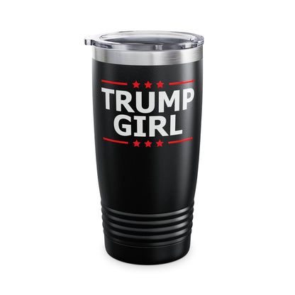 Cute Trump Girl Republican US Flag 2024 Vintage Vote Tumbler