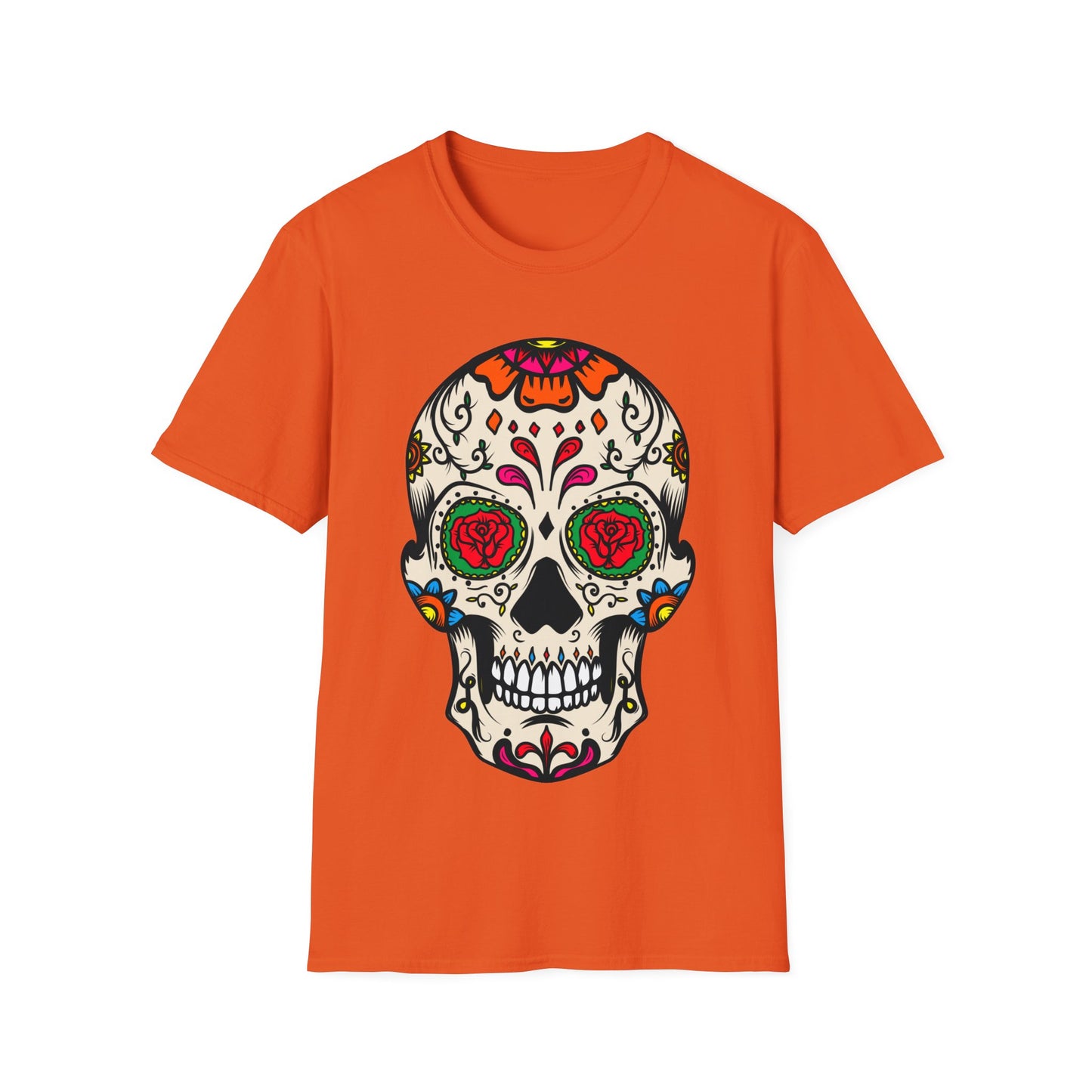 Sugar Skull Dia De Los Muertos Costume Halloween Day Of Dead T-Shirt