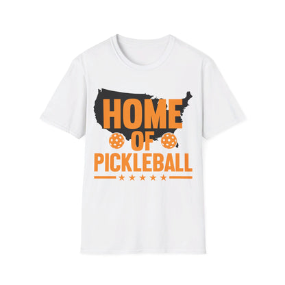 Home of Pickleball USA Map America T-Shirt For Men Women Kids