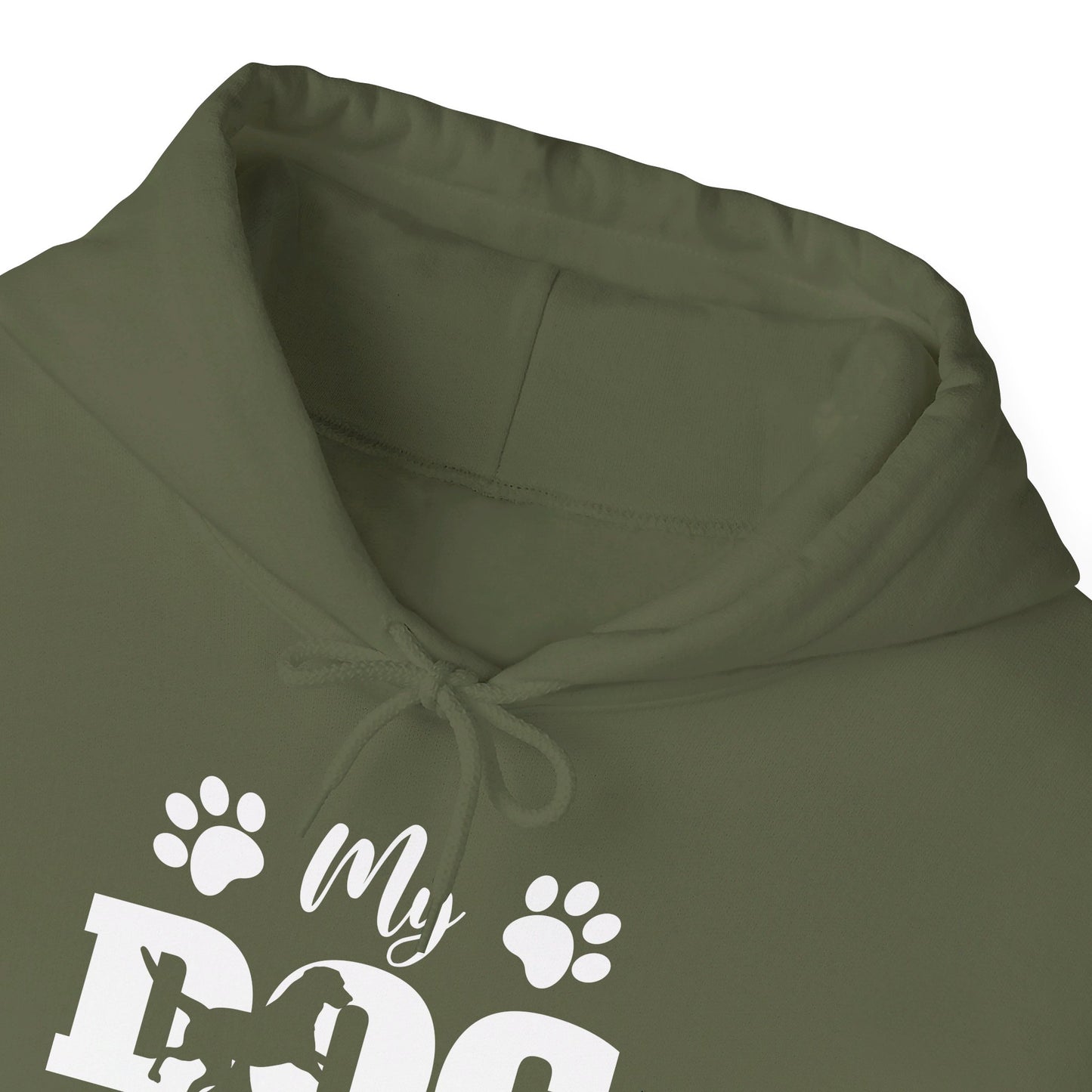 Funny My Dog is My Valentine Dog Lovers Hoodie For Men Women Hoodie