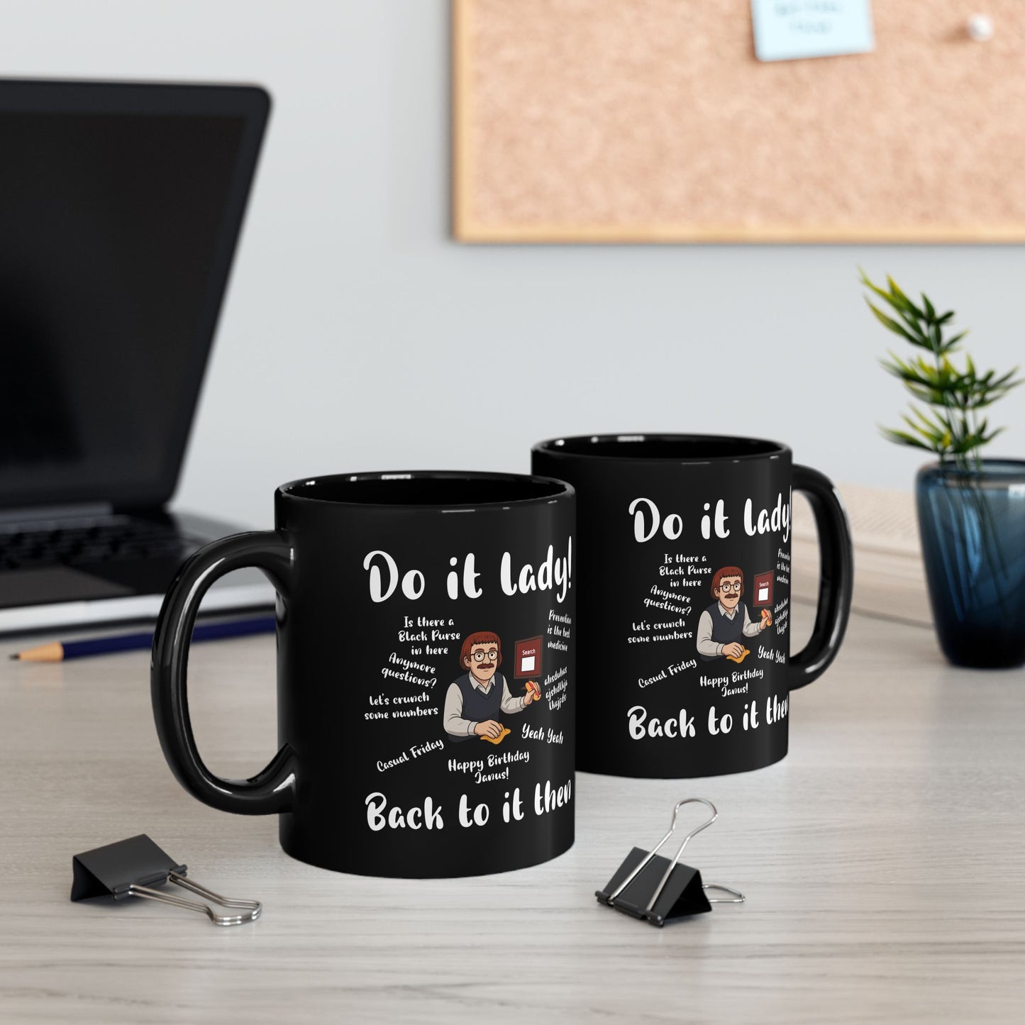 Do it lady ! Chit, Trending Funny Saying Coffee Mug For Men Women