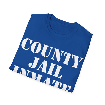 Halloween County Jail Inmate Prisoner Costume Party T-Shirt For Men