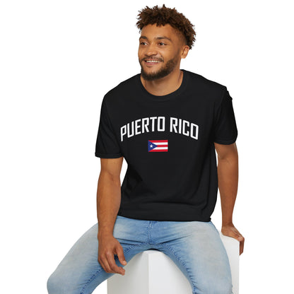 Puerto Rico Flag Retro Text T-Shirt