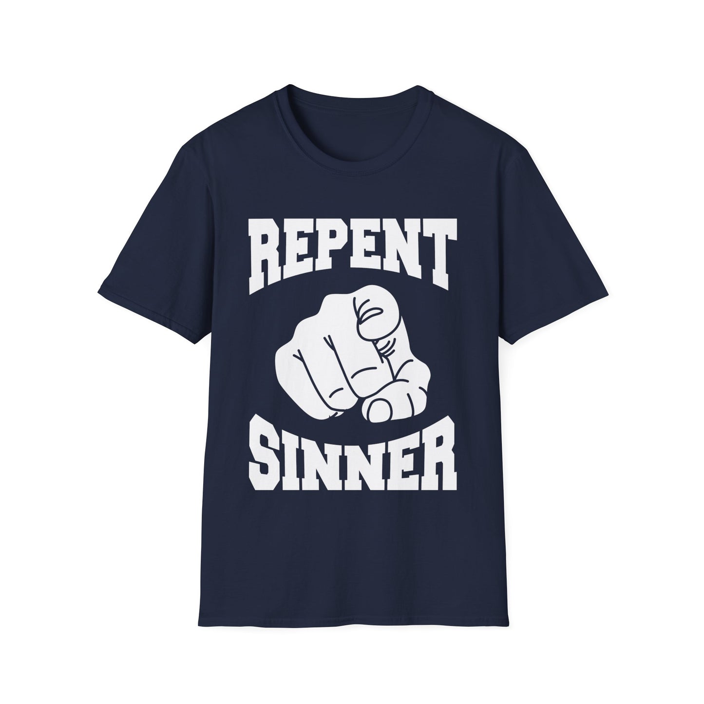 Funny Repent Sinner Christian Jesus Bible T-Shirt Men Women