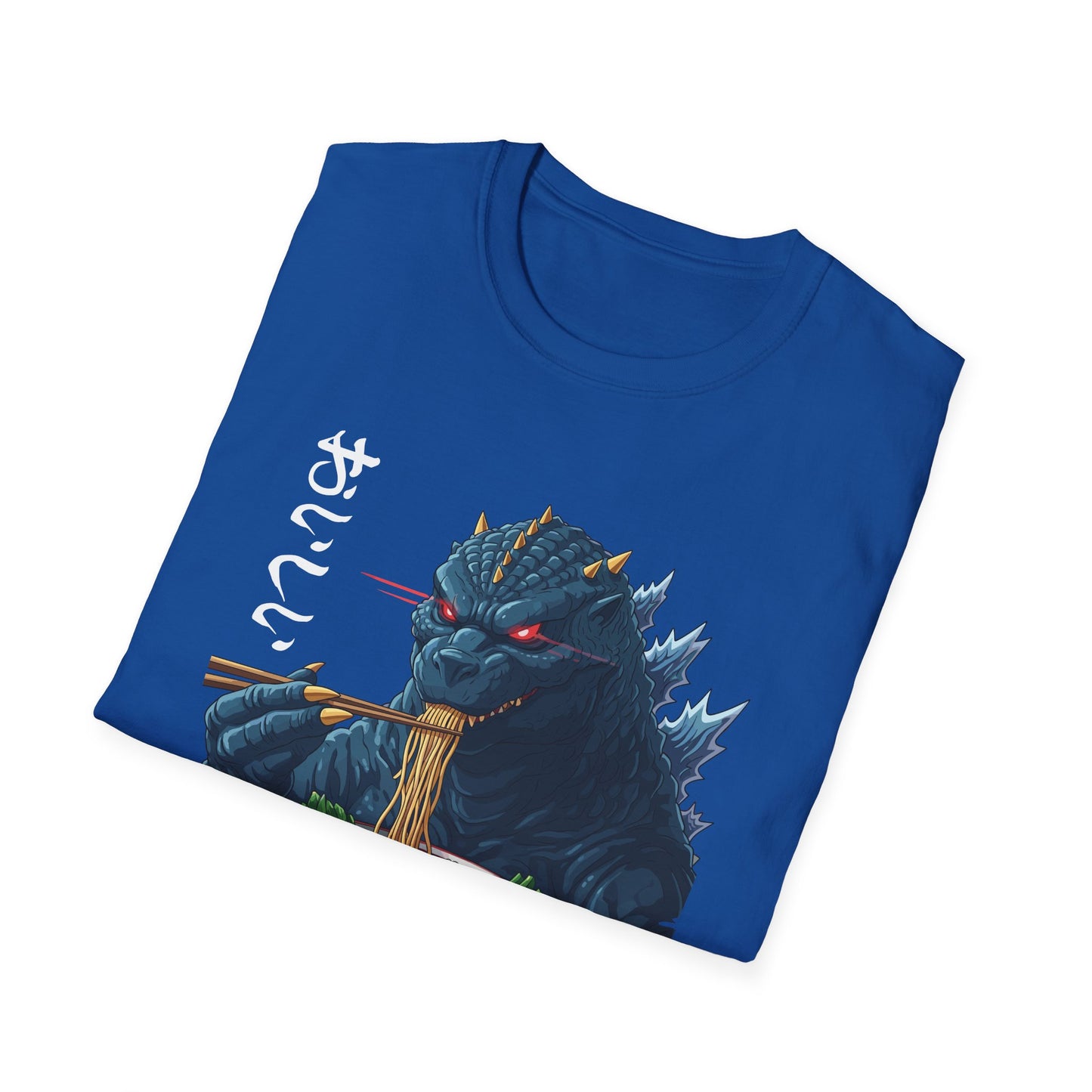 Funny Kaiju Eating Ramen Japanese Monster Lover Birthday T-Shirt