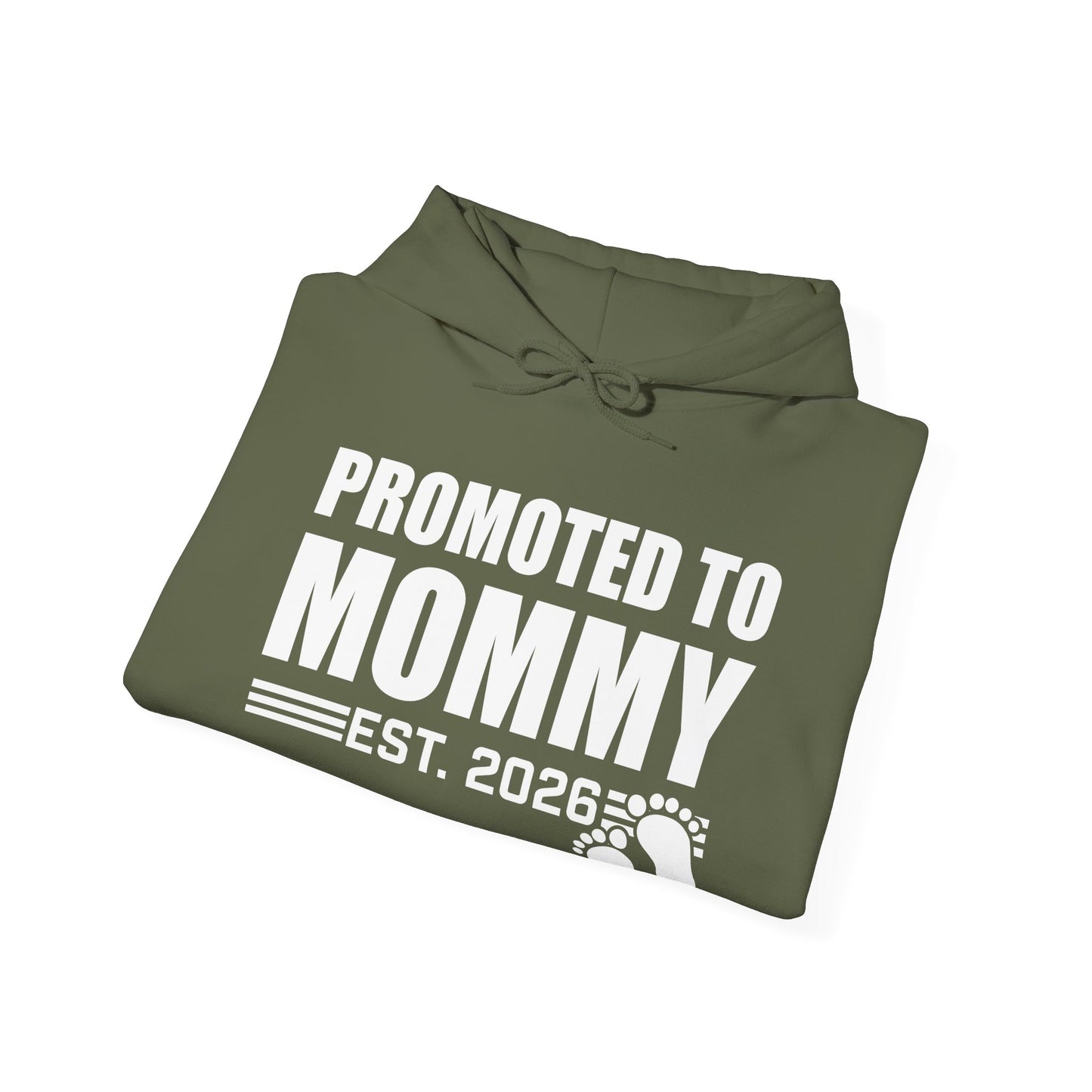 Promoted To Mommy 2026 Pregnancy Announcement Mothers Day Mom To Be Hoodie