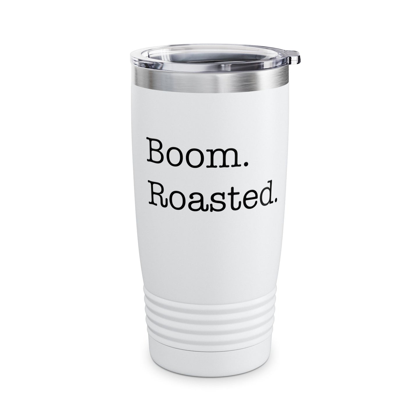 Funny Boom. Roasted. Office Humor Parody Men's Tumbler