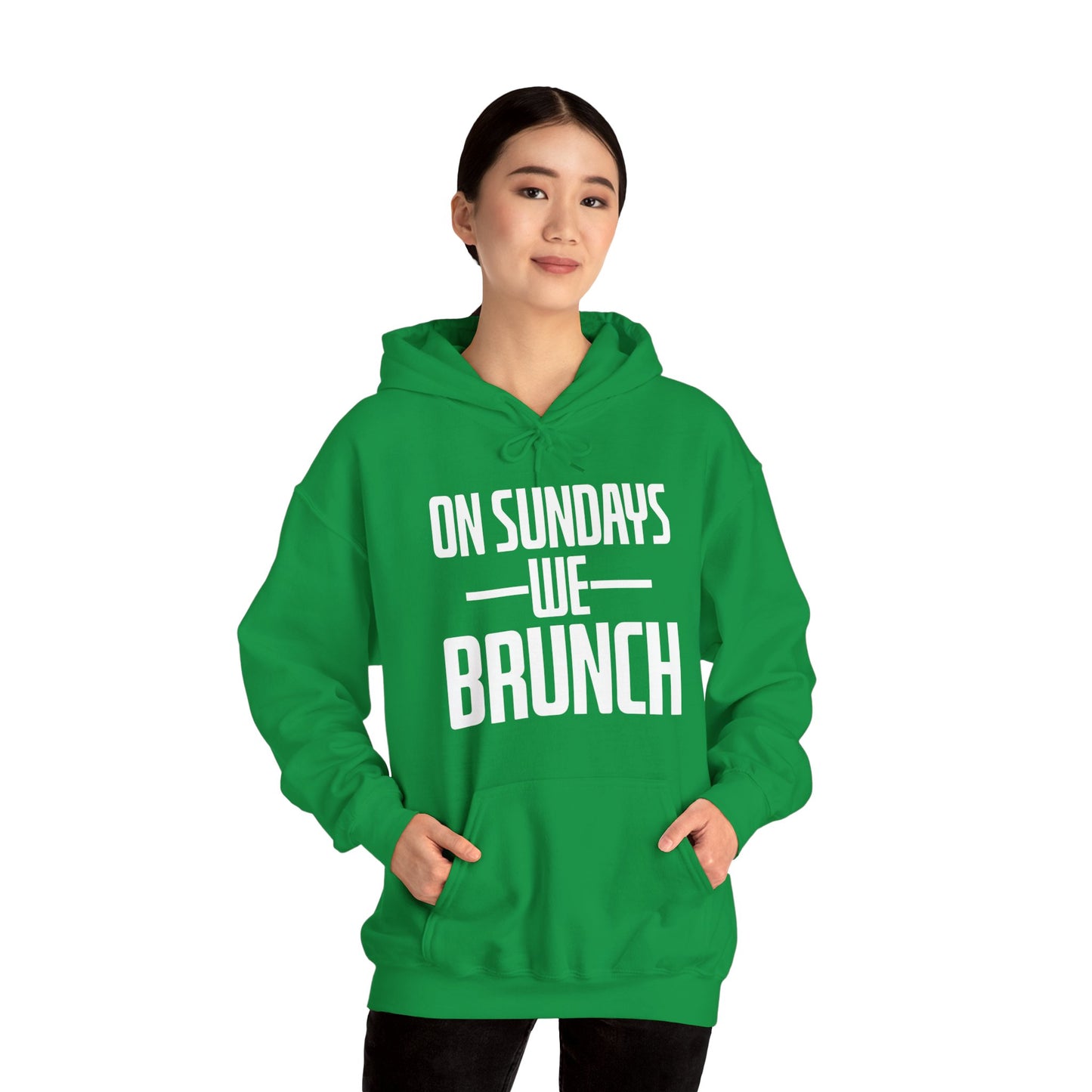 On Sundays We Brunch Friend Gift Sunday Weekend Hoodie  Men Women