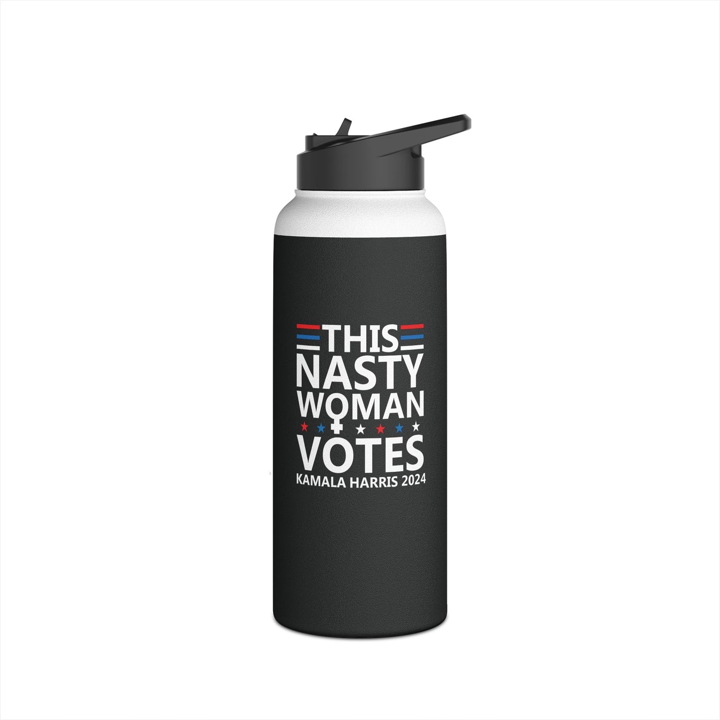 This Nasty Woman Votes Biden Harris 2024 Feminist Election Water Bottle