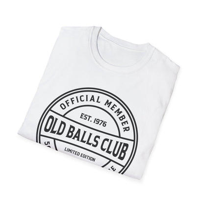 Mens Old Balls Club 50 Years Awesome Fifty 50th Birthday Fathers Day T-Shirt
