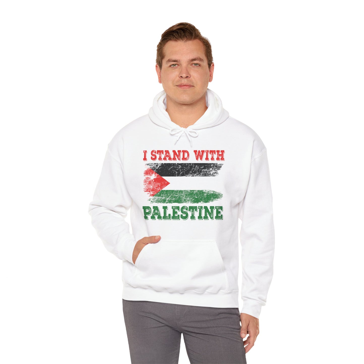 I Stand With Palestine Free Palestine Flag Gaza Palestinian Flag Hoodie For Men Women Hoodie