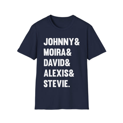 Funny Johnny Moira David Alexis And Stevie Movie TV Series T-Shirt Men Women