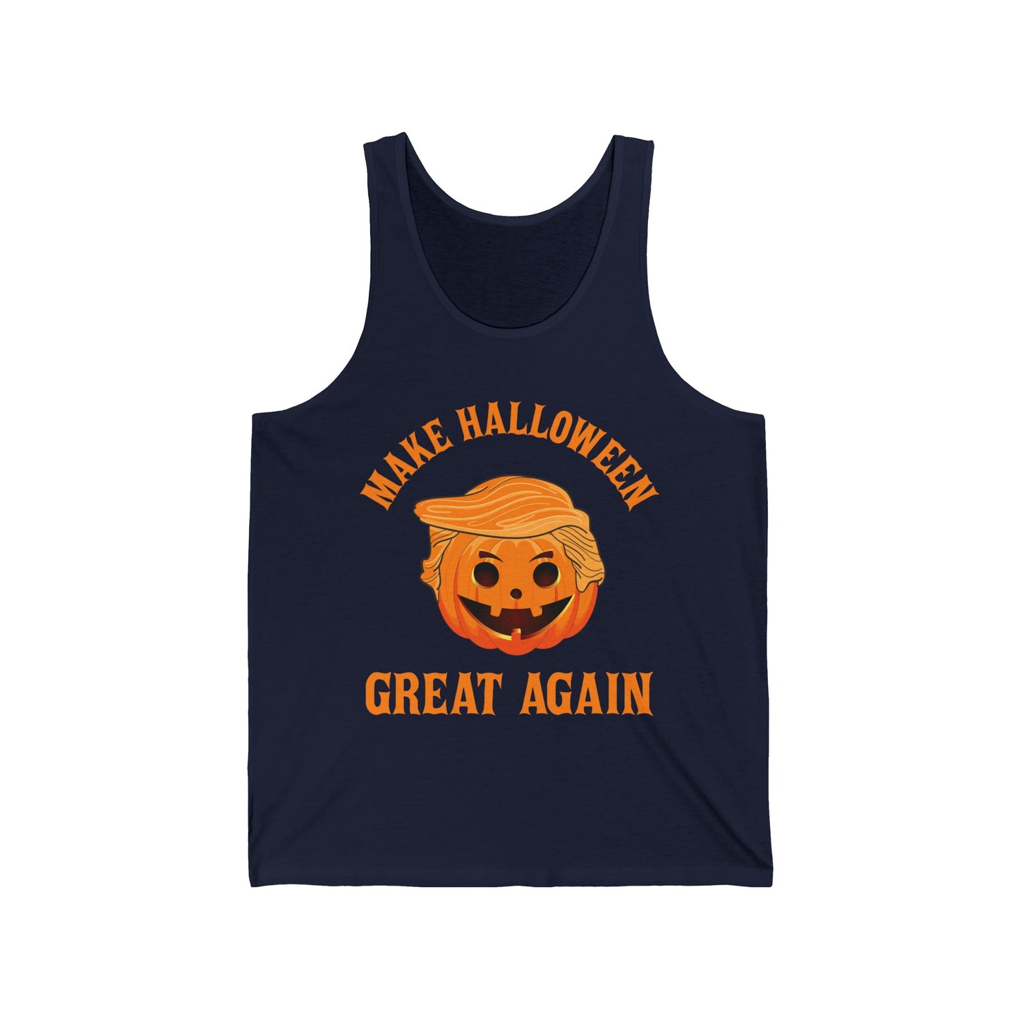 Funny Make Halloween Great Again Pro Trump Tank Tops For Men Women