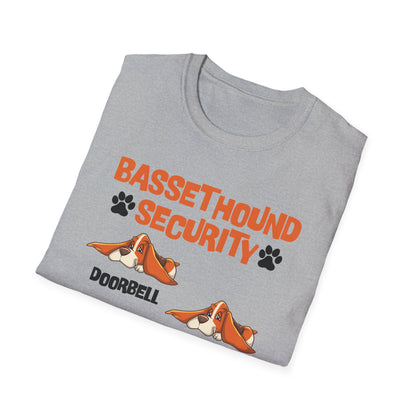 Basset Hound Security Cute Animal Funny Dog Pet Lover Puppy T-Shirt For Men Women T-Shirt