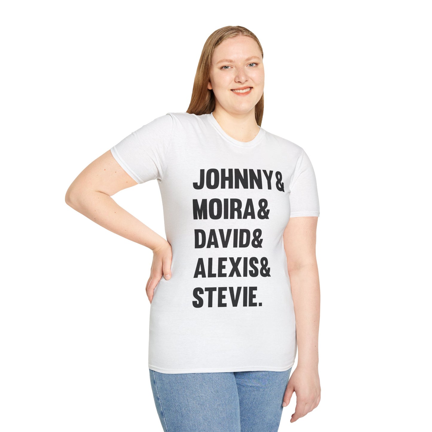 Funny Johnny Moira David Alexis And Stevie Movie TV Series T-Shirt Men Women