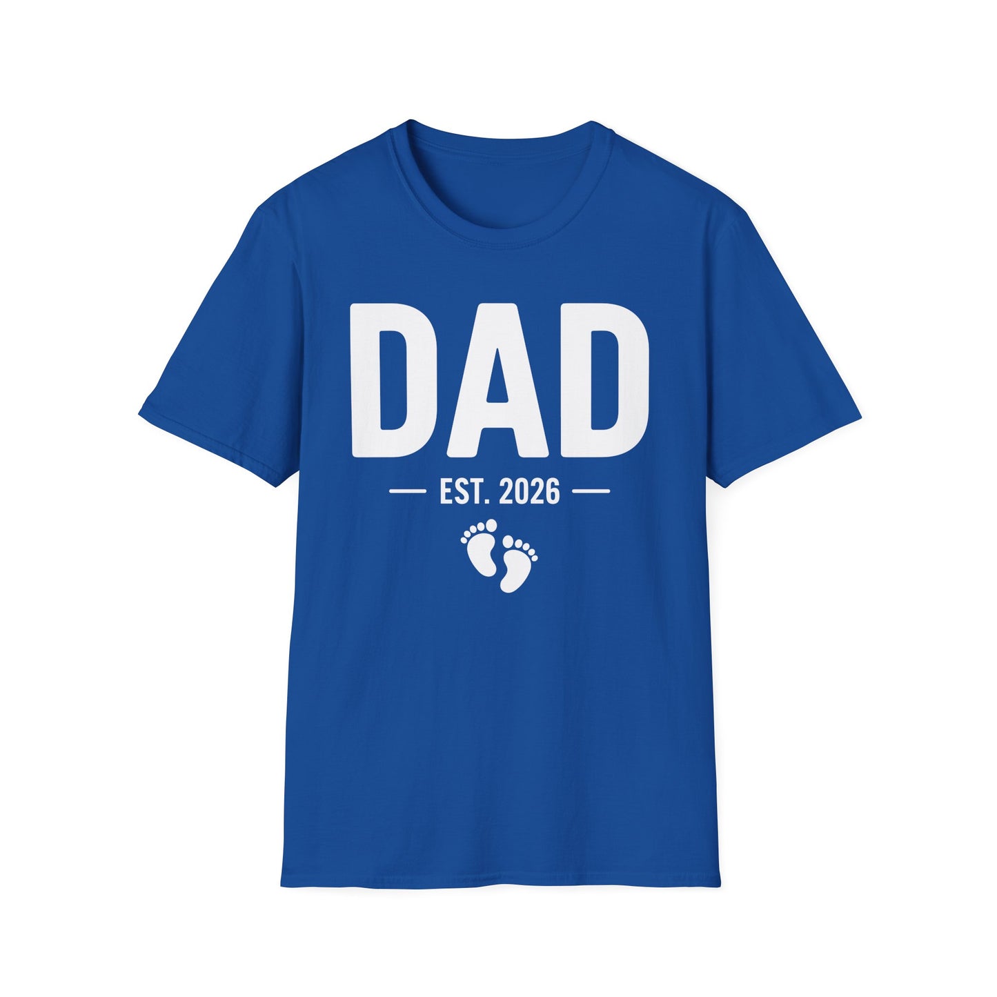 Funny Dad Est 2026 To Be Gifts First Time Dad New Daddy T-Shirt For Men
